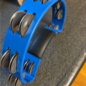 Blue Percussion Tambourine